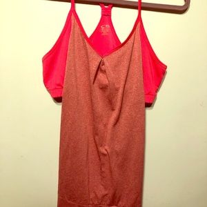Champion workout tank and sports bra combo top XL